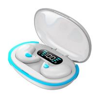 Kaulų laidumo Bluetooth ausinės miegui ir sportui - Balta