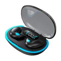 Kaulų laidumo Bluetooth ausinės miegui ir sportui - Juoda