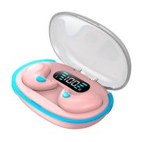 Kaulų laidumo Bluetooth ausinės miegui ir sportui - Rožinė