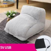 Pėdų šildytuvas šiltoms pėdoms ir komfortui - Pilka 5V (USB tipo laikmačio temperatūros valdymas)