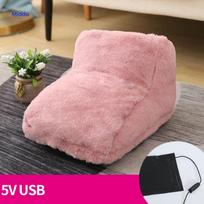 Pėdų šildytuvas šiltoms pėdoms ir komfortui - Rožinė 5V (USB tipo laikmačio temperatūros valdymas)