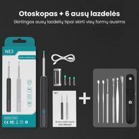"SierraClean" Belaidis otoskopas - ausų sieros šalinimo rinkinys - 4 vnt. | sutaupykite 🔥🔥