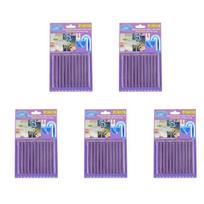 Galingos nuotekų vamzdžių valymo "Cleaner Sticks" lazdelės (12 vnt.) - Violetinė