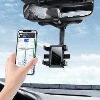 360° sukamasis telefono laikiklis automobilio veidrodėliui