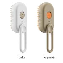 3-in-1 elektrinis augintinių šepetys su vandens talpa - Kreminė