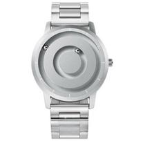 Magnetic Watch™ - unikalus magnetinis laikrodis, sujungiantis meną ir laiką - Sidabrinis | Su brūkšneliais ir plieniniu dirželiu