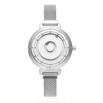 Magnetic Watch™ - unikalus magnetinis laikrodis, sujungiantis meną ir laiką - Sidabrinis | Jai