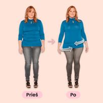 Džinsinės tamprės moterims - Pilka / 4XL-5XL