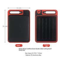 Daugiafunkcinė atitirpinimo ir pjaustymo lenta - 31.1*21.1*0.9 cm