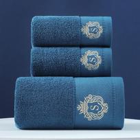 Rankšluosčių rinkinys „Pure Cotton“ - Siuvinėtu kraštu - turkio