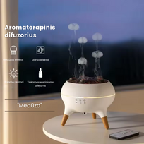 Aromaterapinis difuzorius „Medūza“ - balta