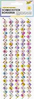 Dekoratyvinių kristalų juostelė FOLIA Crystal Candy, su lipniu pagrindu, 1 lapas, 10,5 x 26 cm