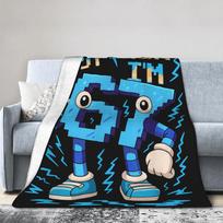 Memas 67 Šeši Septyni 6 7 Italijos Smegenų Puvinys (3) Antklodė Super Minkšta Lovos Patalynė Žieminė Vaikams Namų Dekoras Juokingas Lovatiesė 76x102cm blue