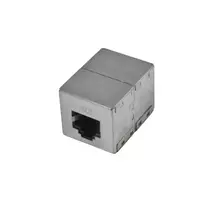 Synergy 21 S215237 Cat.6 RJ45 jungtis, lizdas/lizdas, 8 kontaktų, metalinė