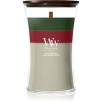 Woodwick Trilogy Holiday Garland kvapioji žvakė medinė dagtis 610 g