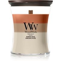 Woodwick Trilogy Hearth Spice kvapioji žvakė medinė dagtis 275 g
