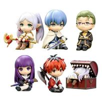 New Frieren Beyond Journey's End Anime Girl Figure Sousou no Frieren Action Figure Fern/Frieren/Huckle Figurine Model Doll Toys gray