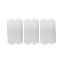 10.7*6.4cm Thickened Mica Sheet for Microwave Oven with Beautiful Magnetic Shield white