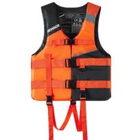 Adult Kayak Life Jacket Secure Buoyancy Vest for Canoeing Jet Ski Fishing Swimming Water Park Use XL oranžinė