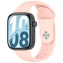 Atvirkščio užsegimo vienspalvė silikoninė laikrodžio apyrankė, skirta Honor Watch X5i, Pakeičiama riešo apyrankė, Tik apyrankė For Honor Watch X5i rožinė