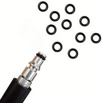 High Pressure Water Gun O-Ring 8.5mm Rubber Seal Ring for Car Wash Machine Auto Detailing Accessories Black black