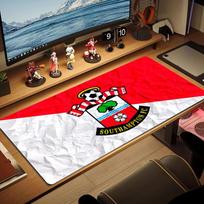 Southampton fc Logo Color Mouse Pad Large Gaming Table Cushion Non-slip Laptop Tablet Big Mousepad XXL Mat Mini PC Playmat With Lock edge 30cmx60cm(11.8x23.6inch) red