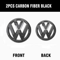 For Volkswagen VW Golf 4 MK4 5 MK5 6 MK6 7 MK7 MK7.5 MK8 Sportvan Car ZXCVW2 Radiator Grille Badge Cover Rear Trunk Emblem Logo Sticker GOLF 7(MK7) 14-17 gray