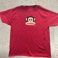 Paul Frank Beždžionės Grafikos Marškinėliai Unisex Vintažiniai Šaunūs Medvilniniai Marškinėliai 100 red