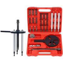 Three-jaw Puller Bearing Extractor Removal Tool Inside And Outside Bearing Multi-function Puller Dedicated Universal Tool raudona