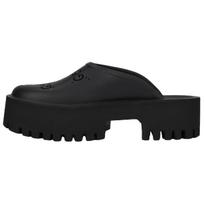 Gucci moteriškos platforminės perforuotos G basutės 'Juodos' (moterų dydžiai) Juodi Uždaro Piršto Šlepetės 663577 JFB00 1000 Size: 35.0 Package: 2 black