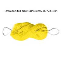 1PC Exfoliating Sponges Towel Mesh Bath Scrub Washcloth Double Side Wash Bath Loofah for Smooth Skin Back Shower Scrubb Sponges yellow