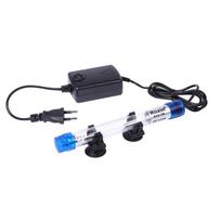 110v-220V akvariumo UV baktericidinė šviesa ultravioletinė sterilizavimo lempa panardinamas nardymo žuvų rifas Eu  9w black