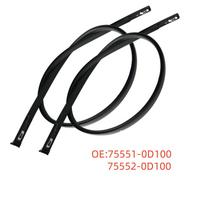 Roof Drainage Channel Rubber Strip for Toyota Yaris 2008-2011 (Part No. 75551-0D100) 75551-0D100 75552-0D100 black