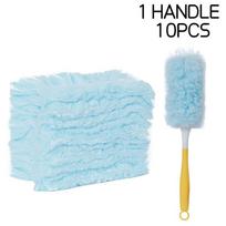 Double Sided Electrostatic Brush Disposable Duster Wedel Swiffer for Dust Refills, Multi-Scenario Spider Webs Cleaning CCD004 white