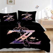 The Legend of Zelda Sword Bedding Set  Comforter Cover Gift for Bedroom,Includes 1 Cover and 2 Pillowcases, No InsertB238 135x200cm white