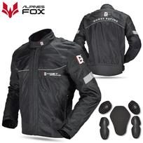 Men Motorcycle Armor Jacket Coat Summer Winter Warm Male Motorbike Riding Reflective Anti-collision Moto Protective Gear Jacket XXL juoda