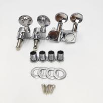 Fully Enclosed Ukulele Tuning Pegs UK Small Four-String Tuning Pegs Small Round-Head Short-Shank Fully Enclosed Tuning Pegs Tuning Mechanism 1SET Tuning Peg