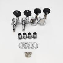 Fully Enclosed Ukulele Tuning Pegs UK Small Four-String Tuning Pegs Small Round-Head Short-Shank Fully Enclosed Tuning Pegs Tuning Mechanism 1SET Tuning Peg