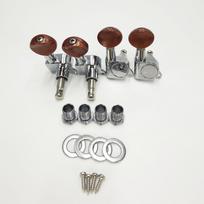 Fully Enclosed Ukulele Tuning Pegs UK Small Four-String Tuning Pegs Small Round-Head Short-Shank Fully Enclosed Tuning Pegs Tuning Mechanism 1SET Tuning Peg