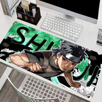 Mousepad Laptop Mouse Pad Office PC Accessories Keyboard Pad Rubber Cup Mat Soft Mouse Mat Naruto Shisui Uchiha Large Desk Mat 30x60cm gray