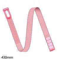 Adjustable Elastic Nylon Armband for Fitbit Air, 430/500mm Sport Bicep Strap Breathable Sweatproof Running Gym Fitness Belt pink