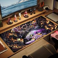Murder Drones Large Size Mouse Pad Large Gaming Table Cushion Non-slip Laptop Tablet Big Mousepad XXL Mat Mini PC Playmat With Lock edge 30cmx60cm(11.8x23.6inch) brown