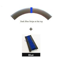 Soft Suede Car Steering Wheel Cover For BMW E60 E61 530d 545i 550i E63 E64 630i 645Ci 650i Leather Braid For Steering Wheel blue marker thread