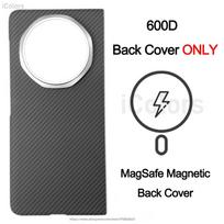 Magnetic MagSafe Case for Honor Magic V5 Kevlar Aramid Carbon Fiber Cover Ultra-Thin Lightweight Slim Armor Protective Cover HONOR Magic V5 black