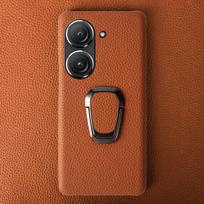 For Asus Zenfone 10 Case Handmade Genuine Leather Cases for Asus Zenfone9 Phone Cover Housing Protective Back Shell Stand Holder For Asus Zenfone8