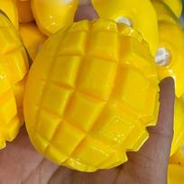New Crispy Mango Pulp Stress Relief Squishy Ball  Product From South Korea Crispy Squeeze Fidget Toy Gifts yellow