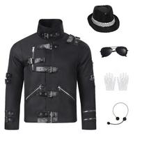 Vaikų Helovino Cosplay Kostiumas Unisex Berniukams Mergaitėms Ilgomis Rankovėmis Viršutinė Dalies ir Kelnaičių Rinkinys Karnavalo Šventės Kostiumas M black