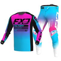 Motocross Jersey & Pant Kits lenktynių kostiumas Racer Gear Set Off-road MX Enduro MOTO Vyriški rinkiniai Moterų kalnų kalnų motociklų kombinacija M-32