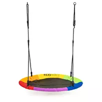 Sodo sūpynės "Stork's nest" 100 cm, įvairiaspalvės Ecotoys