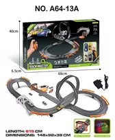 TRACK MASTER Race Track with Backlight + Accessories 615cm